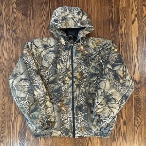 Camo All Over Print Insulated Hunting Jacket